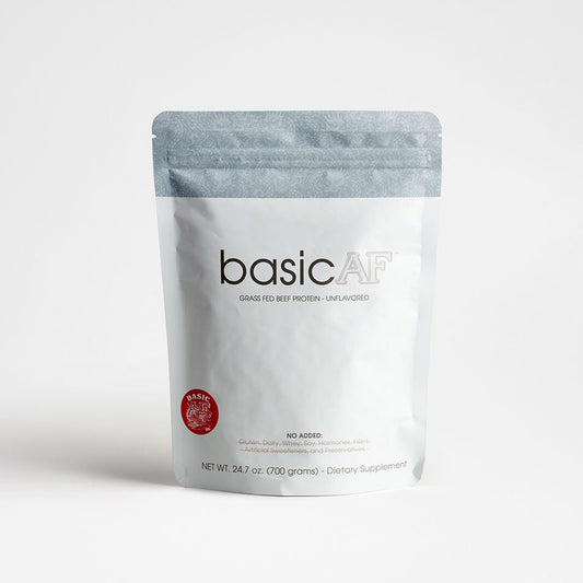 Basic AF - Grass Fed Beef Protein (30 Servings)